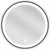 Mexen Esso, okrúhle LED podsvietené kúpeľňové zrkadlo 60 cm, 6000K, vykurovacia podložka proti zahmlievaniu, čierny rám, 9825-060-060-611-70 Mexen Esso, okrúhle LED podsvietené kúpeľňové zrkadlo 60 cm, 6000K, vykurovacia podložka proti zahmlievaniu, čierny rám, 9825-060-060-611-70