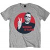Ringo Starr Tričko Peace Red Circle Unisex Grey L Ringo Starr Tričko Peace Red Circle Unisex Grey L