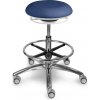 Mayer pracovná stolička Medi 1259 Dent hliníkový kríž, vysoký piest + kruh pod nohy, modrá Mayer pracovná stolička Medi 1259 Dent hliníkový kríž, vysoký piest + kruh pod nohy, modrá