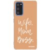 Picasee silikonový průhledný obal pro Samsung Galaxy S20 FE - Boss Mama Picasee silikonový průhledný obal pro Samsung Galaxy S20 FE - Boss Mama