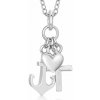 SOFIA strieborný prívesok srdce, kotva a kríž CK4010877000K9G SOFIA strieborný prívesok srdce, kotva a kríž CK4010877000K9G