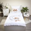 Jerry Fabrics Detská obojstranná posteľná bielizeň medvedík hviezdy mraky mesiac na spanie prikrývka 100 x 135 cm + vankúš 40 x 60 cm 100% bavlna Jerry Fabrics Detská obojstranná posteľná bielizeň medvedík hviezdy mraky mesiac na spanie prikrývka 100 x 135 cm + vankúš 40 x 60 cm 100% bavlna