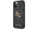 Guess PU 4G Metal Logo iPhone 12/12 Pro Grey Guess PU 4G Metal Logo iPhone 12/12 Pro Grey