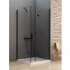 New Trendy New Soleo Black sprchovací kút 90x80 cm štvorcová čierna matné/priehľadné sklo D-0238A/D-0115B New Trendy New Soleo Black sprchovací kút 90x80 cm štvorcová čierna matné/priehľadné sklo D-0238A/D-0115B