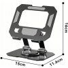 STOJAN NA TABLET, DRŽIAK NA TELEFÓN, NASTAVITEĽNÝ, KOVOVÝ, OTOČNÝ O 360° STOJAN NA TABLET, DRŽIAK NA TELEFÓN, NASTAVITEĽNÝ, KOVOVÝ, OTOČNÝ O 360°