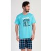 Vienetta MAN pánske pyžamo šortky California azurová