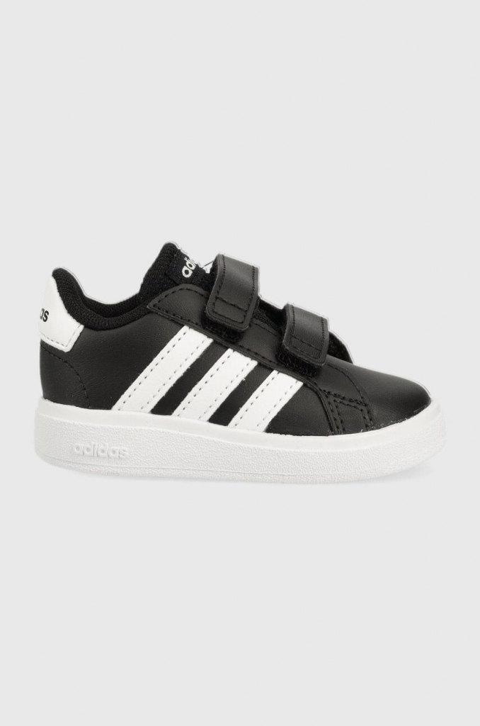 adidas topánky Grand Court Lifestyle Hook and Loop Shoes GW6523 čierna