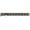 Gembird EG-PDU-014-F PDU do čajky 1U / až 2500 W / 8x zásuvka FR / kábel 3m (FR) (EG-PDU-014-F) Gembird EG-PDU-014-F PDU do čajky 1U / až 2500 W / 8x zásuvka FR / kábel 3m (FR) (EG-PDU-014-F)