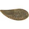 Nefertitis Stojanček kovový na vonné tyčinky Golden angel wing - cca 12 x 20 cm Nefertitis Stojanček kovový na vonné tyčinky Golden angel wing - cca 12 x 20 cm