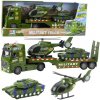 Wiky Vehicles ťahač vojenský 55 cm a helikoptéra s efektmi set