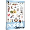 Snímateľné samolepky Rytieri - Poppik Snímateľné samolepky Rytieri - Poppik