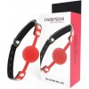 Darkness Ball Silicone Gag Red - Náhubok Darkness Ball Silicone Gag Red - Náhubok