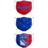 Roušky New York Rangers NHL FOCO - set 3 kusy Veľkosť: dětská velikost Roušky New York Rangers NHL FOCO - set 3 kusy Veľkosť: dětská velikost