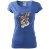 Hudobné nástroje v notách - Dámske tričko Pure - 2XL ( Svetlomodrá ) Hudobné nástroje v notách - Dámske tričko Pure - 2XL ( Svetlomodrá )