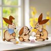 Weltbild Weltbild Dekoratívne figúrky zajačikovia, sada 3 ks Weltbild Weltbild Dekoratívne figúrky zajačikovia, sada 3 ks