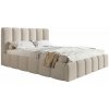 RIBAN Čalúnená manželská posteľ s úložným priestorom SLIM 11 - teplá béžová | 160×200 RIBAN Čalúnená manželská posteľ s úložným priestorom SLIM 11 - teplá béžová | 160×200