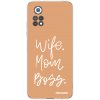 Picasee silikonový průhledný obal pro Xiaomi Poco X4 Pro 5G - Boss Mama Picasee silikonový průhledný obal pro Xiaomi Poco X4 Pro 5G - Boss Mama