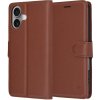 Techsuit - Leather Folio puzdro na iPhone 17 - hnedé Techsuit - Leather Folio puzdro na iPhone 17 - hnedé