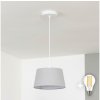 | Brilagi - LED luster na lanku CERIA 1xE27/40W/230V, priemer 25 cm, sivý | EG300171+EG781033 | Brilagi - LED luster na lanku CERIA 1xE27/40W/230V, priemer 25 cm, sivý | EG300171+EG781033
