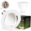 TRIX 3v1 GU10 6W 4000K WHITE MAT LUMILED kruhové halogénové svietidlo na zapustenie TRIX 3v1 GU10 6W 4000K WHITE MAT LUMILED kruhové halogénové svietidlo na zapustenie
