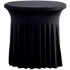 TENTino Elastický obrus SKIRTING na kaviarenský nízky stôl 80 cm VIAC FARIEB Farba obrusu: ČIERNA / BLACK TENTino Elastický obrus SKIRTING na kaviarenský nízky stôl 80 cm VIAC FARIEB Farba obrusu: ČIERNA / BLACK