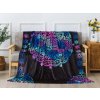 XPOSE® Mikroplyšová deka MANDALA 1 140x200 cm, Mikroplyš XPOSE® Mikroplyšová deka MANDALA 1 140x200 cm, Mikroplyš