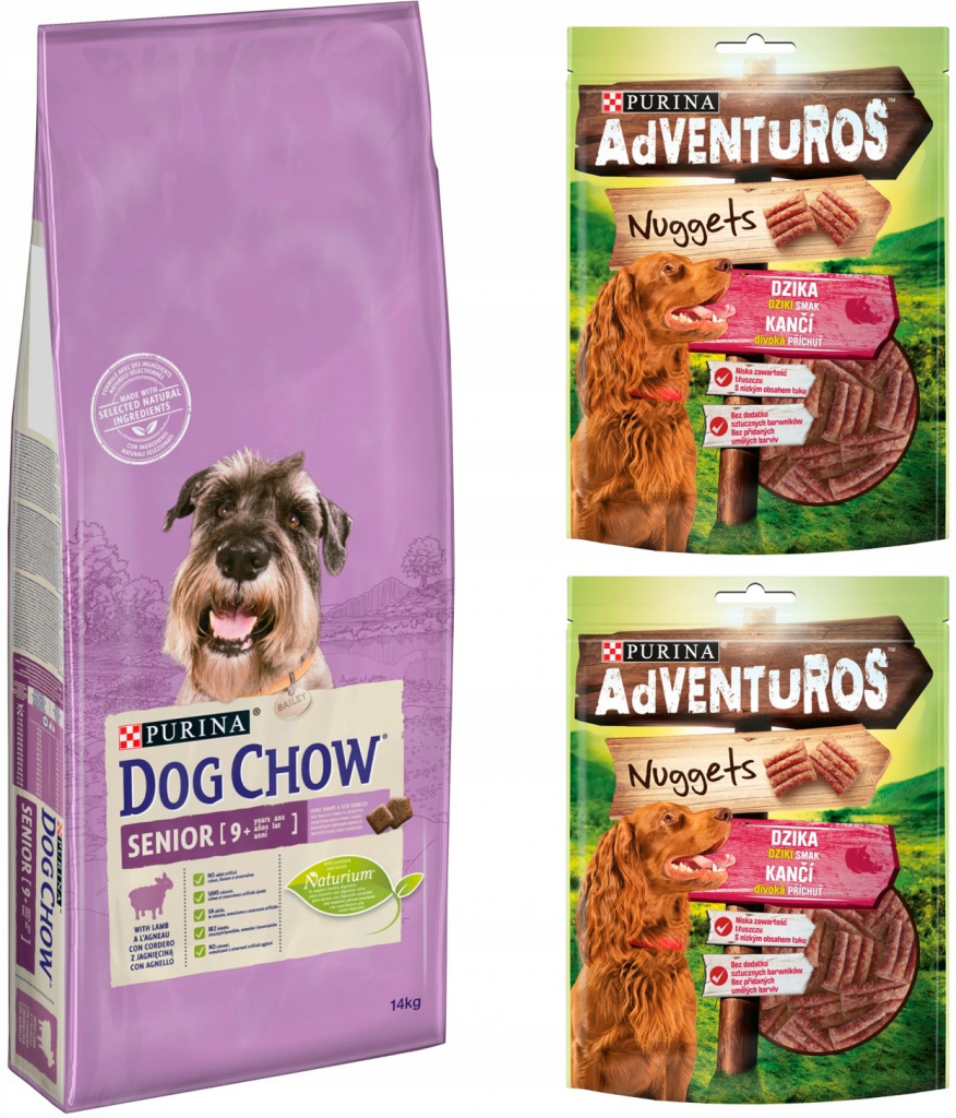 Purina Dog Chow Senior jehněčí & rýže 14 kg