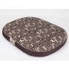 Hobby Dog Matrac pre psa | Ovál - hnedá nápisy Veľkosť: M - 70 x 50 cm Hobby Dog Matrac pre psa | Ovál - hnedá nápisy Veľkosť: M - 70 x 50 cm