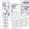 AquaFloow sada pre kávovary Siemens: 3x filter + odvápňovač tablety + čistiaca kefka AquaFloow sada pre kávovary Siemens: 3x filter + odvápňovač tablety + čistiaca kefka