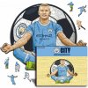 MANCHESTER CITY FC Drevené puzzle Erling Haaland, Manchester City FC, 500 ks MANCHESTER CITY FC Drevené puzzle Erling Haaland, Manchester City FC, 500 ks