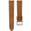 Biatec Kožený remienok brown vintage nubuck strieborná