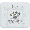 CEBA Podložka prebaľovacia mäkká na komodu (85x72) Disney Minnie & Mickey Grey TH-134-127-666