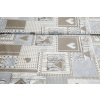 MADE IN ITALY Dekoračná látka bavlna béžový patchwork, šírka 140 cm Béžová Šírka 140 cm MADE IN ITALY Dekoračná látka bavlna béžový patchwork, šírka 140 cm Béžová Šírka 140 cm
