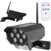 LED solárna vonkajšia kamera atrapa Záhradný senzor + diaľkové ovládanie LED solárna vonkajšia kamera atrapa Záhradný senzor + diaľkové ovládanie