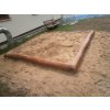 Playground System PIESKOVISKO 3 x 3 m z agátu ohrádka