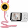 EVOLVEO Baby Monitor N35 – video detská opatrovateľka s kamerou, VOX, teplomerom, nočným videním, RGB osvetlením Ružová EVOLVEO Baby Monitor N35 – video detská opatrovateľka s kamerou, VOX, teplomerom, nočným videním, RGB osvetlením Ružová