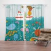 Sablio Záves Morský svet: 2 ks 140x250 cm Sablio Záves Morský svet: 2 ks 140x250 cm