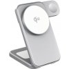 Spello ForceBase Qi2 3in1 skládací dobíjecí stojánek SF50 - stříbrný 9915112100091 Spello ForceBase Qi2 3in1 skládací dobíjecí stojánek SF50 - stříbrný 9915112100091
