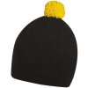Zimná čiapka CoFEE Contrasting - čierna-žltá Zimná čiapka CoFEE Contrasting - čierna-žltá