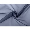 Organza tuhá modrá tmavá 1m Organza tuhá modrá tmavá 1m