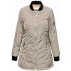 Fashionweek Dámska Bunda bomber parka MILITARY F125 Farba: Béžový, Veľkosť: L Fashionweek Dámska Bunda bomber parka MILITARY F125 Farba: Béžový, Veľkosť: L