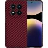 Techsuit Xiaomi Redmi Note 14 Pro+ 5G Ochranný obal s karbónovým vzorom KP36971 červená