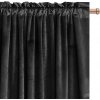 XZHome (dodávateľ) Zatemňovací velúrový záves – čierny, jednofarebný, 1 ks Veľkosť: 145x270 na riasiaci pás XZHome (dodávateľ) Zatemňovací velúrový záves – čierny, jednofarebný, 1 ks Veľkosť: 145x270 na riasiaci pás