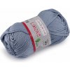 Bavlnená pletacia priadza Limone 50 g - (219) modrá jemná Bavlnená pletacia priadza Limone 50 g - (219) modrá jemná