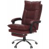 Kancelárske kreslo DRAKE — PU koža, bordó Kancelárske kreslo DRAKE — PU koža, bordó
