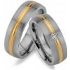 Snubní wolframové prsteny R-TW-003 Snubní wolframové prsteny R-TW-003