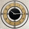 Veľké nástenné hodiny do obývačky - Wall Vyberte si rozmer výrobku:: 50x50, Vybrať dekor:: Orech Veľké nástenné hodiny do obývačky - Wall Vyberte si rozmer výrobku:: 50x50, Vybrať dekor:: Orech