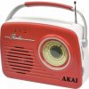 Akai, 9204486 | APR-11R Rádio v retro stylu, červené Akai, 9204486 | APR-11R Rádio v retro stylu, červené