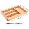 Univerzálny príborník, hĺbka 450 mm, šírka 400-600mm (drevo - buk) Univerzálny príborník, hĺbka 450 mm, šírka 400-600mm (drevo - buk)