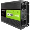 Green Cell PowerInverter LCD 12 V 2000W/40000W čistá sinusoida Green Cell PowerInverter LCD 12 V 2000W/40000W čistá sinusoida